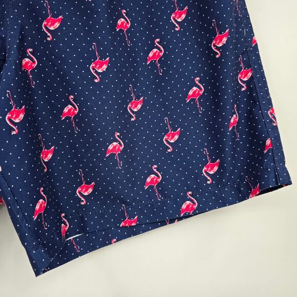 Surf Society Swimwear Men's Flamingo Mesh Lined Drawstring Pocket Swim Trunks - Picture 6 of 8